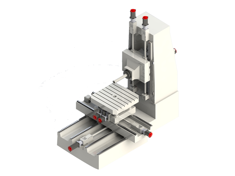 Milling and boring machining center